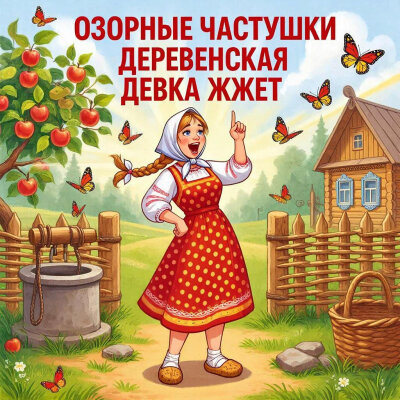 Озорные Частушки - Деревенская девка жжет